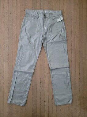 GAP girls Silver Shimmer Straight Jeans size 14